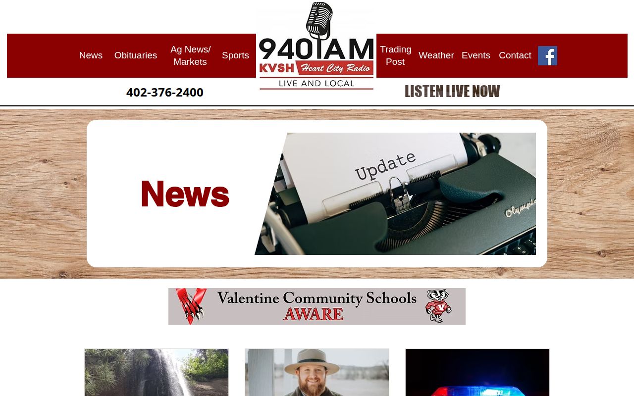 Cherry County crime news source for Valentine police weekly reports